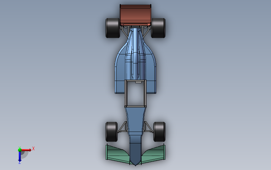 F1赛车 俯视图