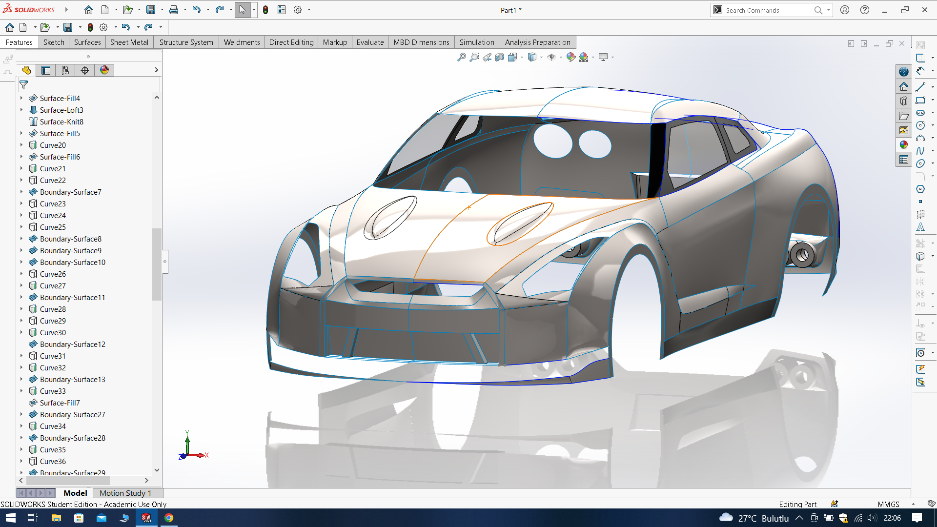 nissan GTR汽车_SOLIDWORKS 2021_模型图纸下载 – 懒石网