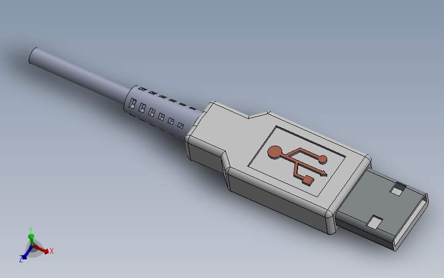 USB_SOLIDWORKS 2019_模型图纸下载 – 懒石网