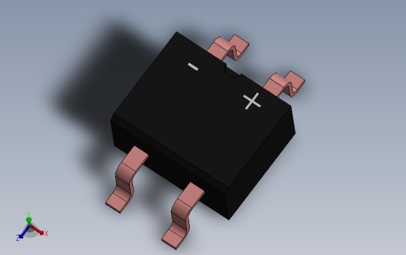 单相 0.8 AMPS 桥式整流器 SMT - MBS