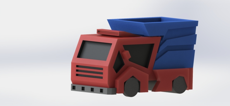 玩具卡车3D模型