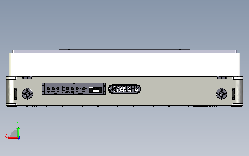 CS-80雅马哈电子琴 背面视图