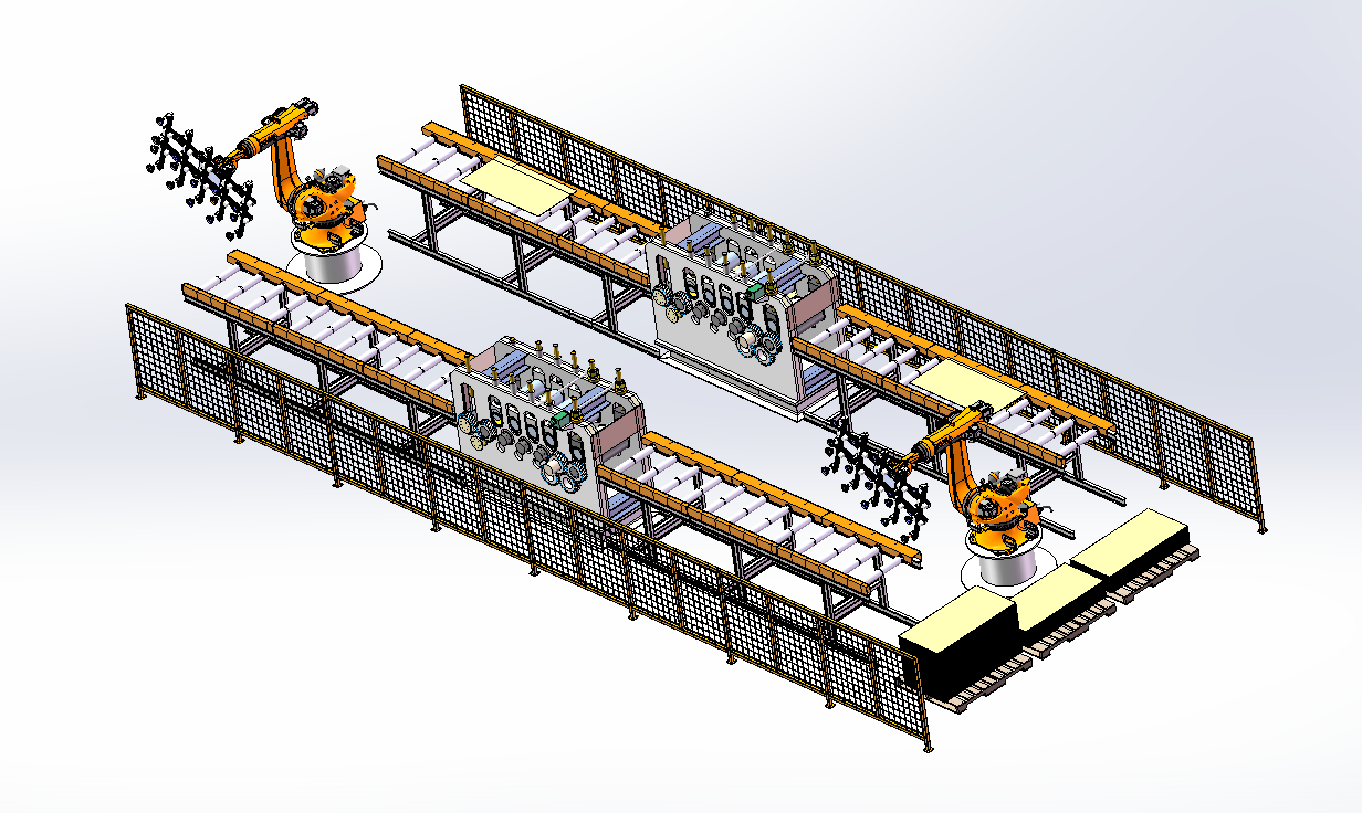 板材矫平机自动化