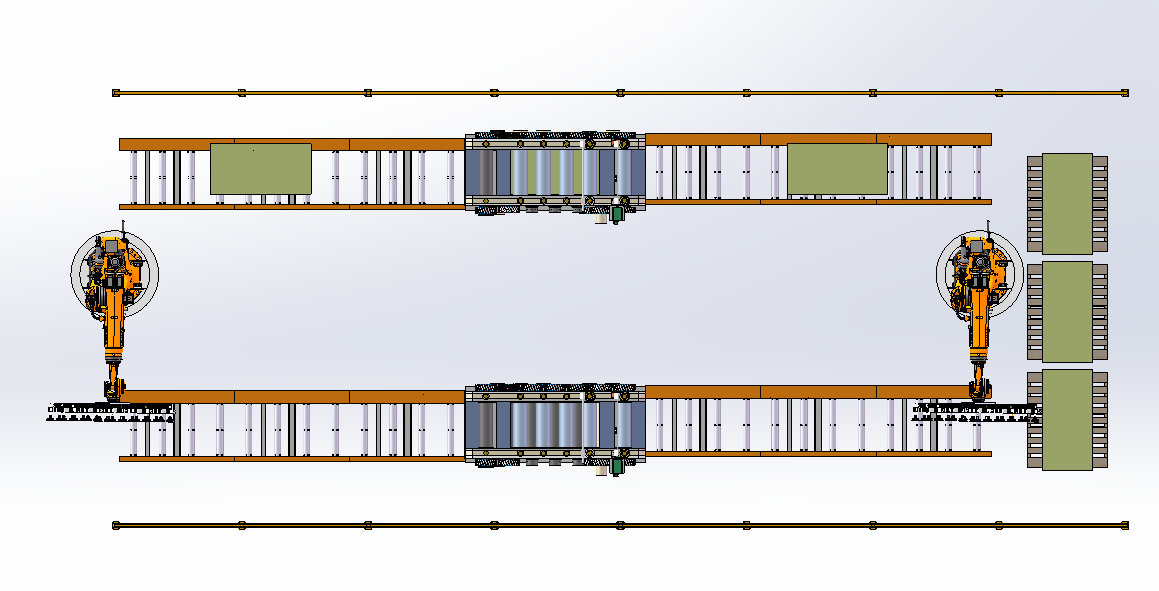 板材矫平机自动化