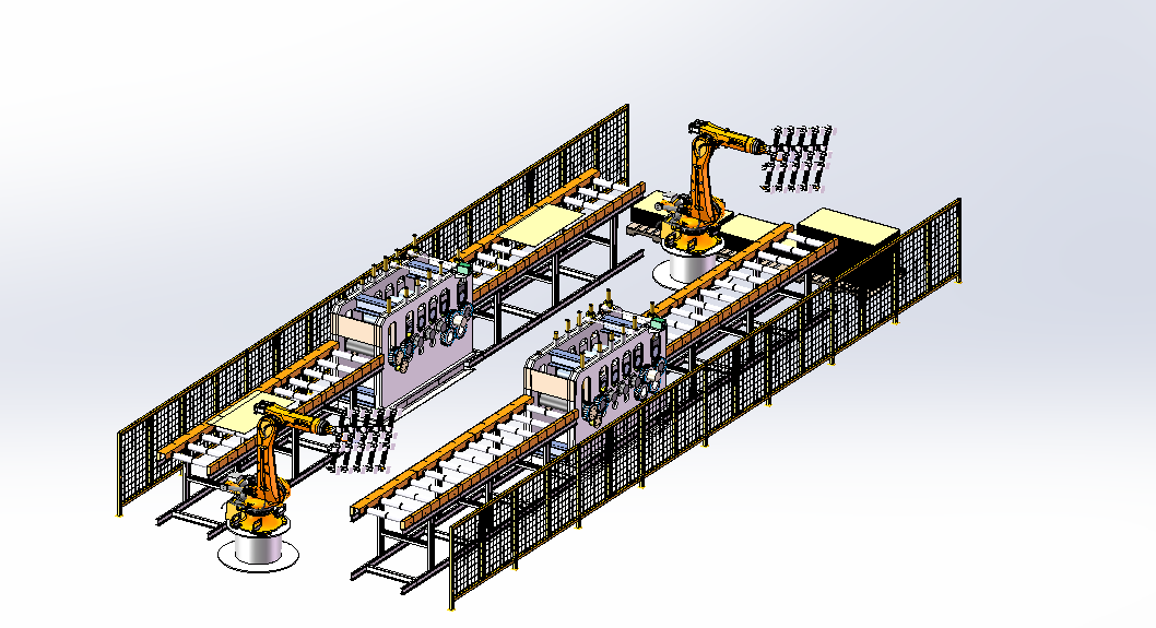 板材矫平机自动化