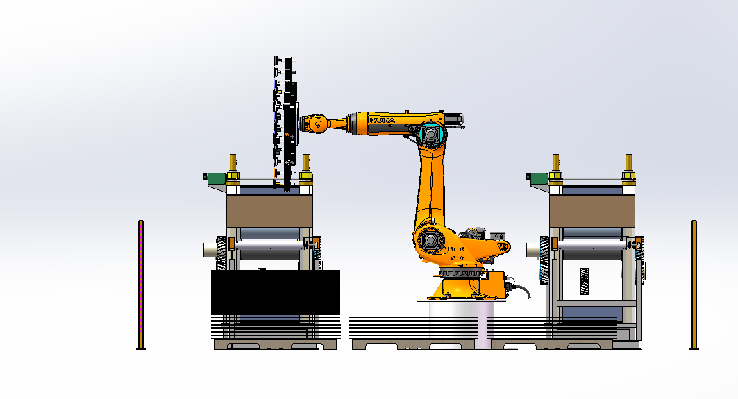 板材矫平机自动化