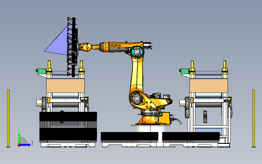 板材矫平机自动化