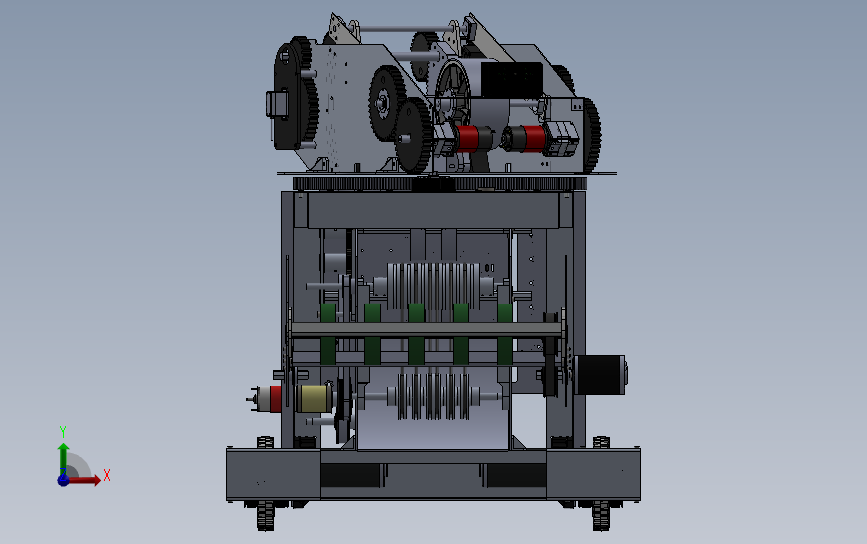 团队机器人比赛小车_SOLIDWORKS 2022_模型图纸下载 – 懒石网