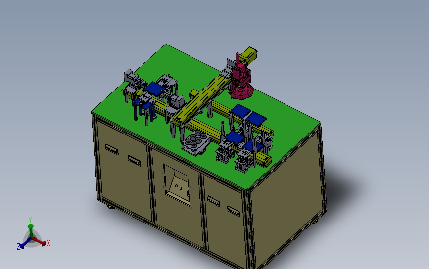 光学检测设备3D模型