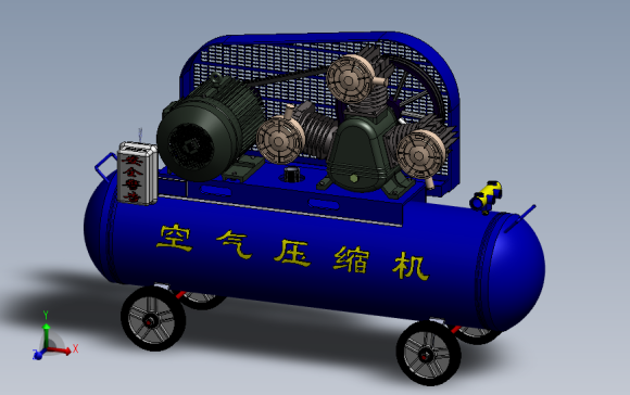 D20空气压缩机_SolidWorks
