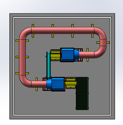 小麦自动烘干环形生产线设计