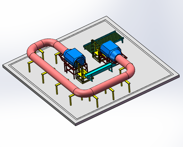 小麦自动烘干环形生产线设计