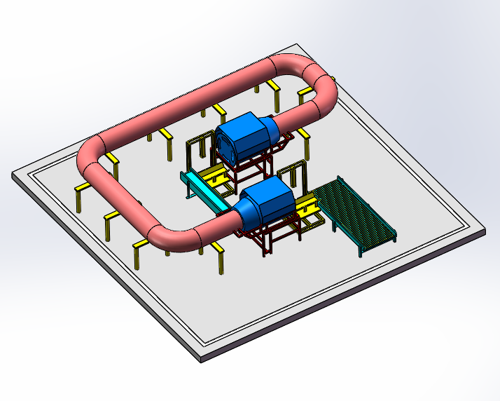 小麦自动烘干环形生产线设计