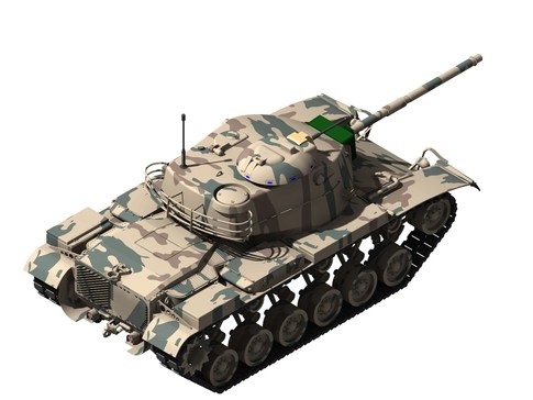 M60A3坦克CAD图纸