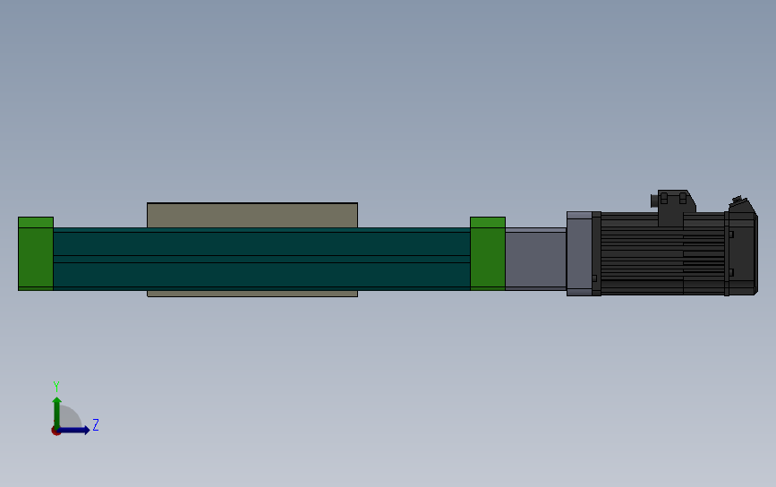 丝杆模组DC45B-SP-EG(100-1000mm)_1933 左侧视图