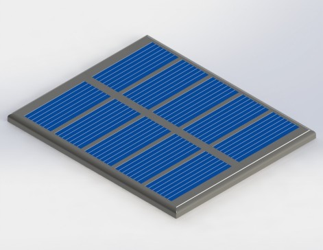 多晶太阳能电池板，2.5V，200mA
