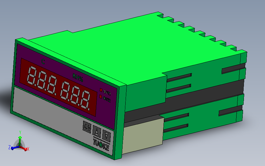 双显的空气湿度屏