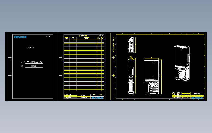 高性能多机传动驱动器_B00(MD810-50M4T355G200H+整机外形图)