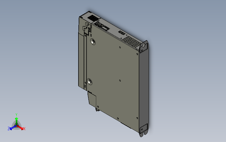 高性能多机传动驱动器STEP_B00(MD810-50M4T7.5G210+整机外形图)