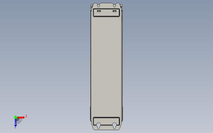 高性能多机传动驱动器STEP_B00(MD810-50M4TD7.5G201+整机外形图) 俯视图