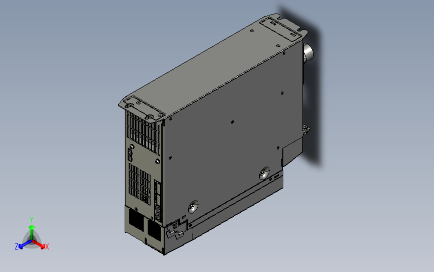 高性能多机传动驱动器STEP_B00(MD810-50M4TD18.5G300W+整机外形图)