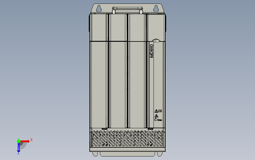 高性能多机传动驱动器STEP_B00(MY-20M4T110ZG020+整机外形图) 俯视图
