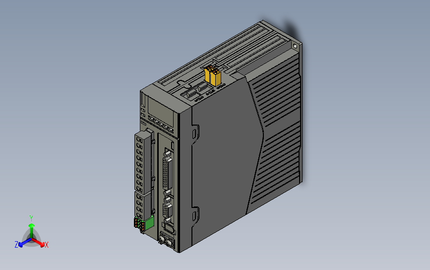 01052218-WXSTEP_B00(整机3D模型) 伺服驱动器