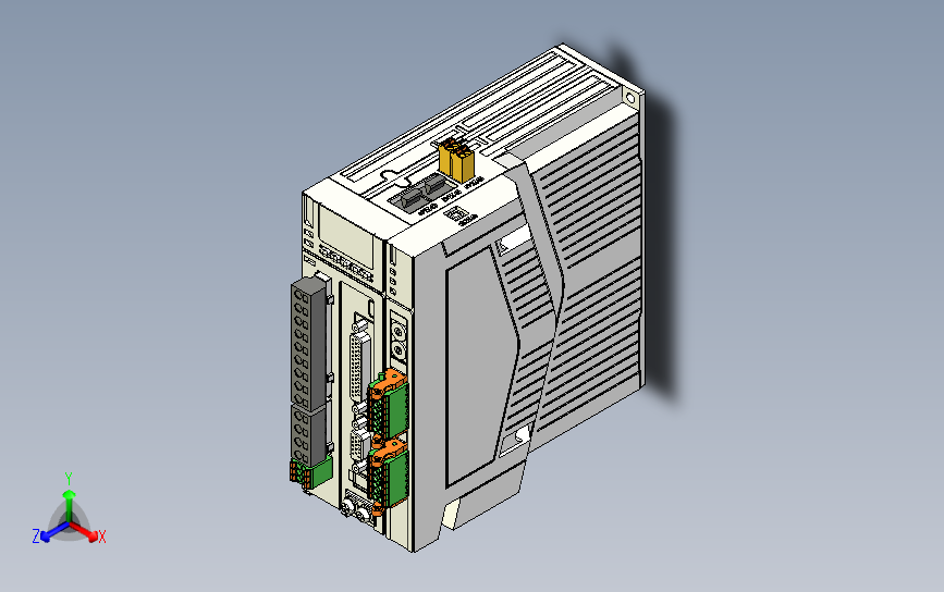 01052324-WXSTEP_B00（整机3D模型） 伺服驱动器