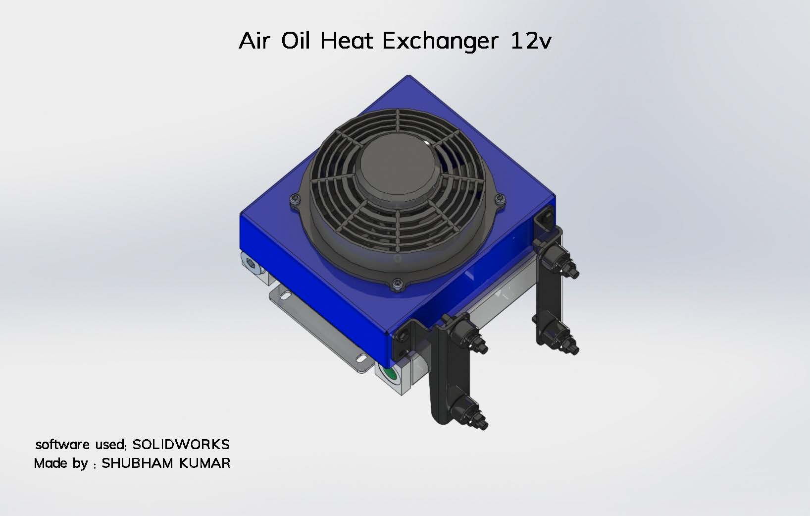 空气热油交换器12v