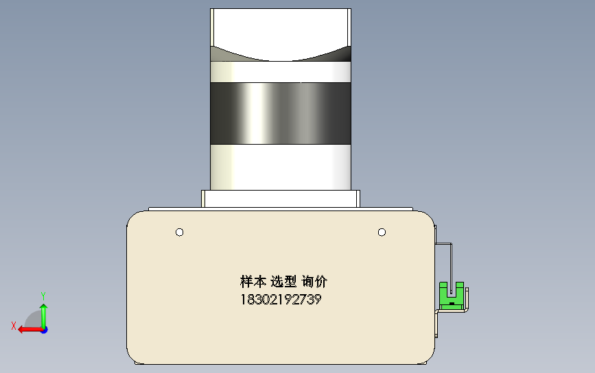 RDM17-1800齿轮齿条模组 负载300kg 大负载模组 RDM210齿轮齿条模组 桁架机器人 背面视图