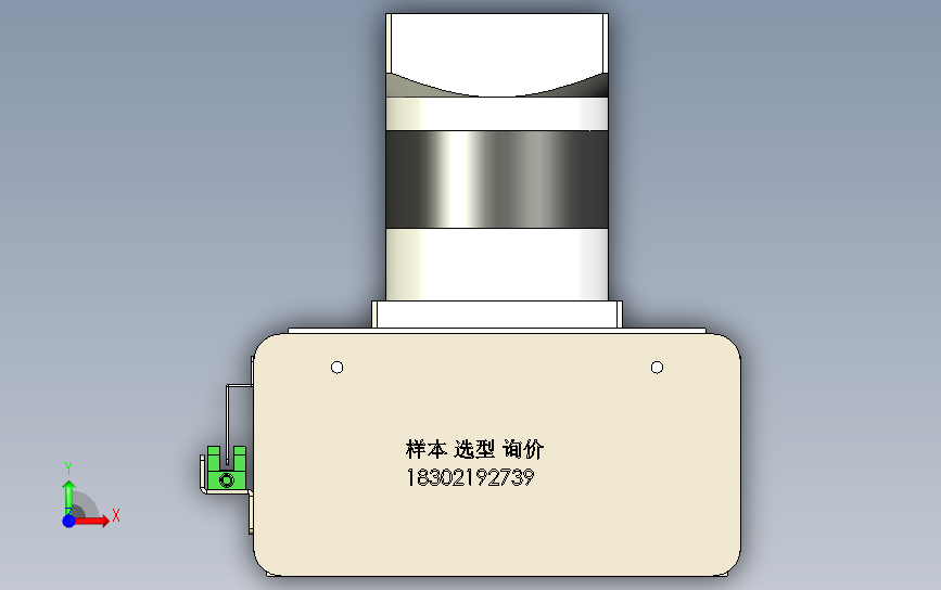 RDM17-1800齿轮齿条模组 负载300kg 大负载模组 RDM210齿轮齿条模组 桁架机器人 正面视图