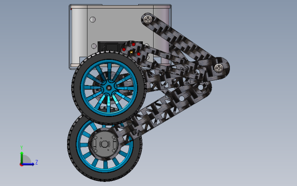 基于STM32的平衡车设计3D图纸 Solidworks设计