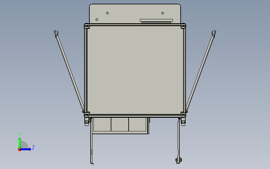 PCB检测设备(STEP) 左侧视图