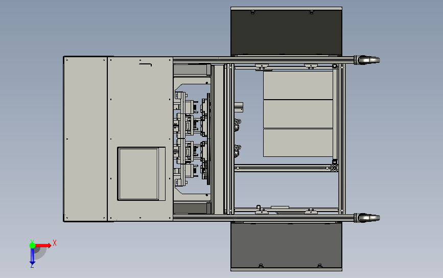 PCB检测设备(STEP) 俯视图