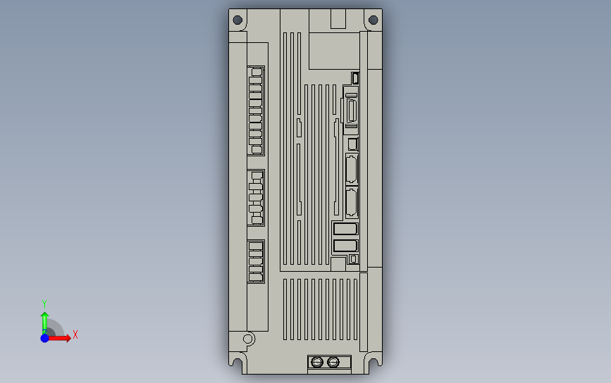 三菱直驱电机j4-350b4-rj_b_stp_STEP_模型图纸下载 – 懒石网