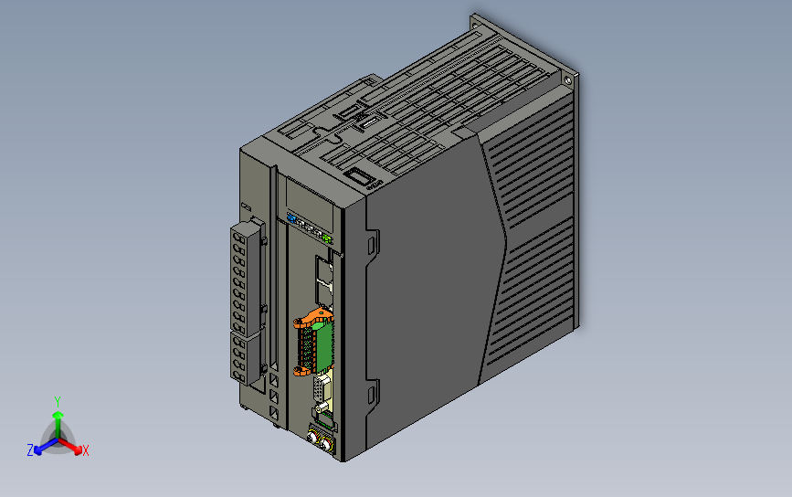 标准型伺服驱动器01052561-WXSTEP_B00（整机3D模型）