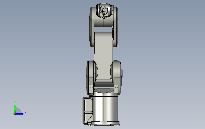 rv-7fl_rev_B_step工业机器人 左侧视图