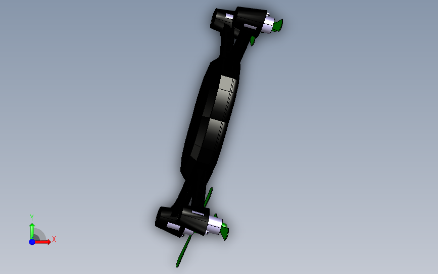 虎山X4无人机 正面视图