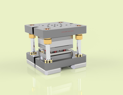 圆环冲压模具 COMPOUND_TOOL STP IGS