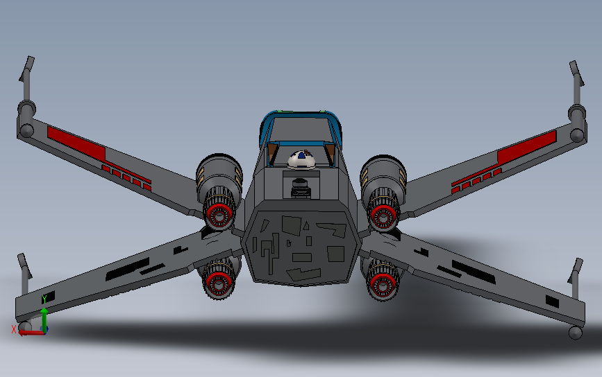 x-wing星球大战战舰