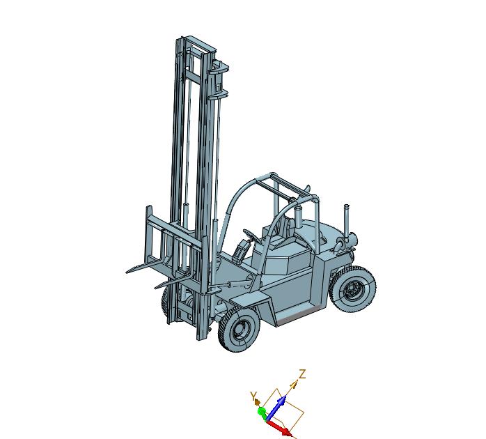 厂区码头窄巷道高位堆垛车搬运车