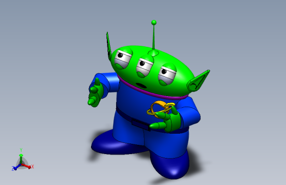 玩具总动员绿色外星人