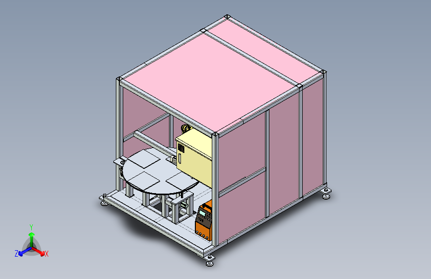 四工位焊接机器人工作站设计
