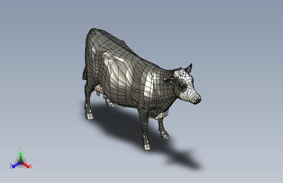 3D牛模型