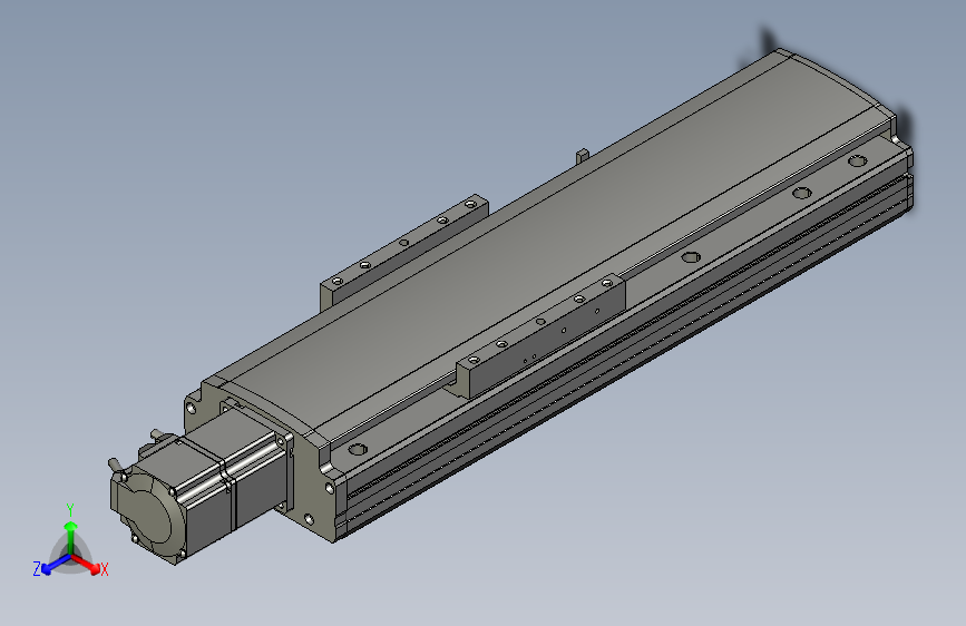 MT136BS-L200 滚珠丝杆模组 精密伺服线性滑台模型.MT136BS.L10.200.BC.M40B.C4.3D