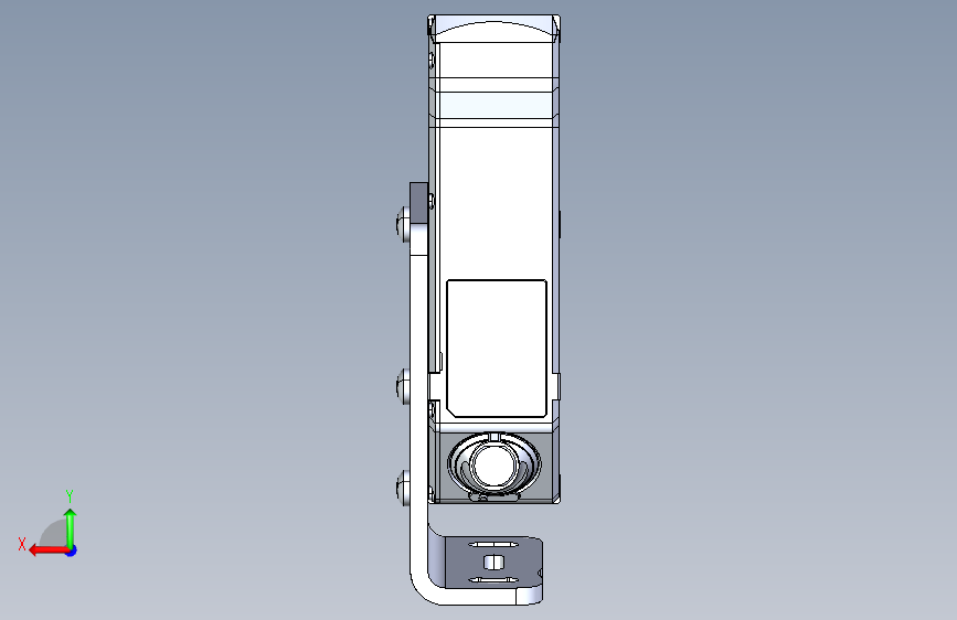 基恩士激光位移传感器IX-360W_OP-88345_diagonal 背面视图