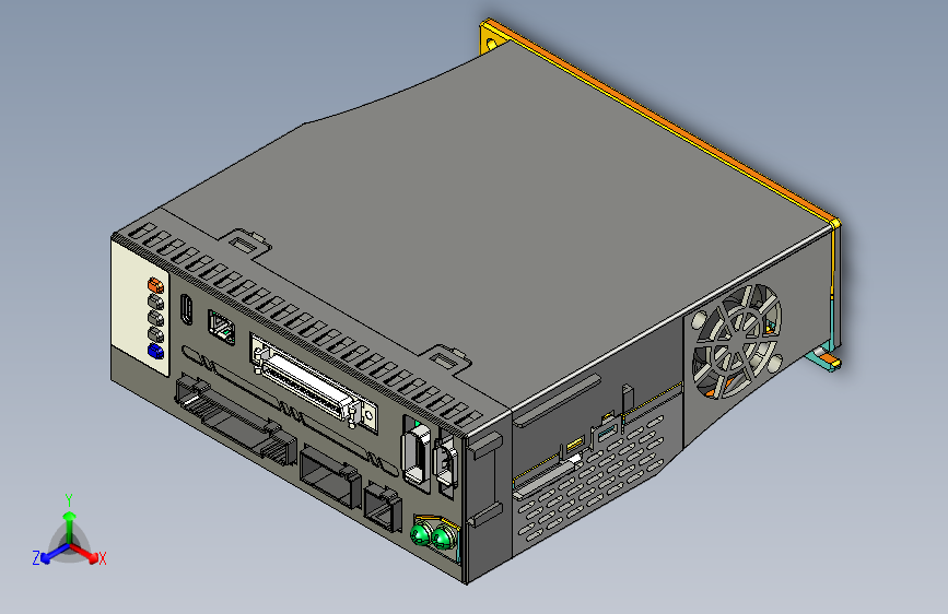 雷赛L8P系列驱动器3D模型