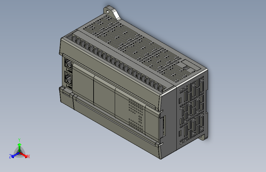 雷赛MP系列运动控制PLC3D模型图