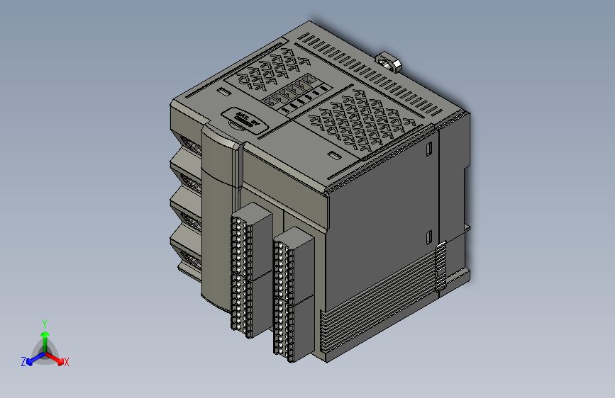 雷赛PMC600系列运动控制PLC3D图纸