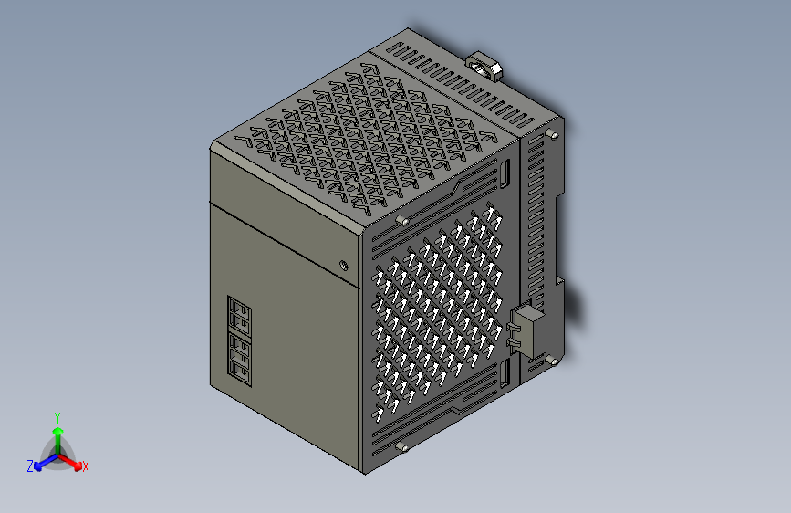 雷赛R2系列模块运动控制PLC3D图纸